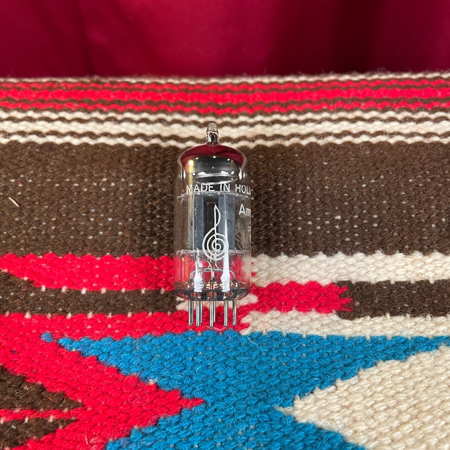 Vintage 1961 Amperex Bugle Boy 7025 / 12AX7 / ECC83 Preamp Tube Valve #49