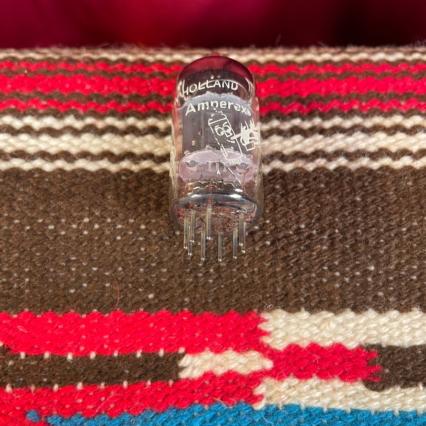 Vintage 1961 Amperex Bugle Boy 7025 / 12AX7 / ECC83 Preamp Tube Valve #49