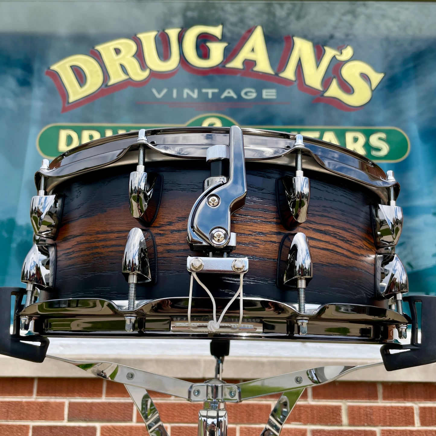 Yamaha Live Custom Hybrid Oak 5.5x14 Snare Drum UZU Earth Sunburst