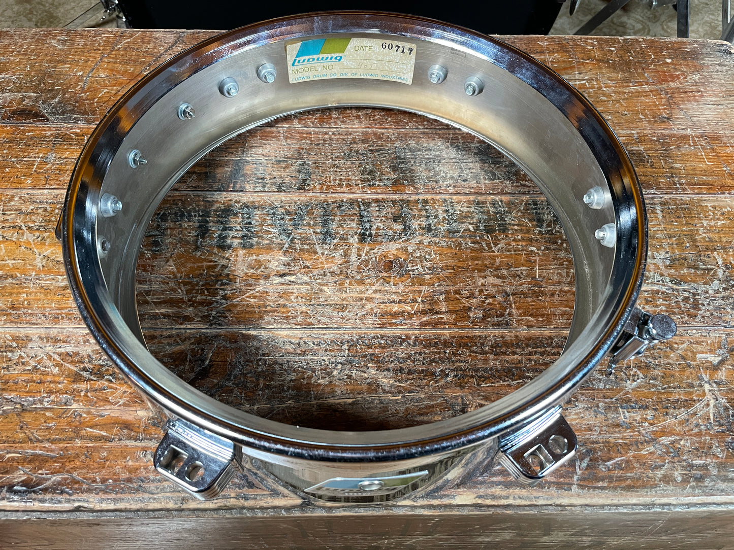 1970s Ludwig 3x13 No. 405 Piccolo Snare Drum Chrome