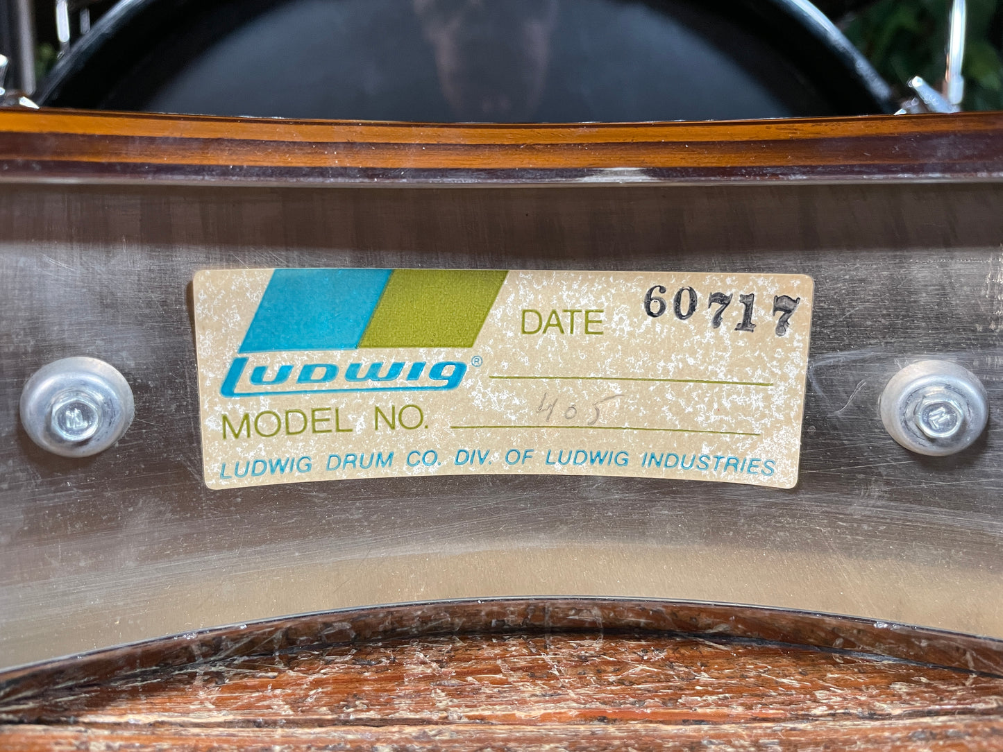 1970s Ludwig 3x13 No. 405 Piccolo Snare Drum Chrome