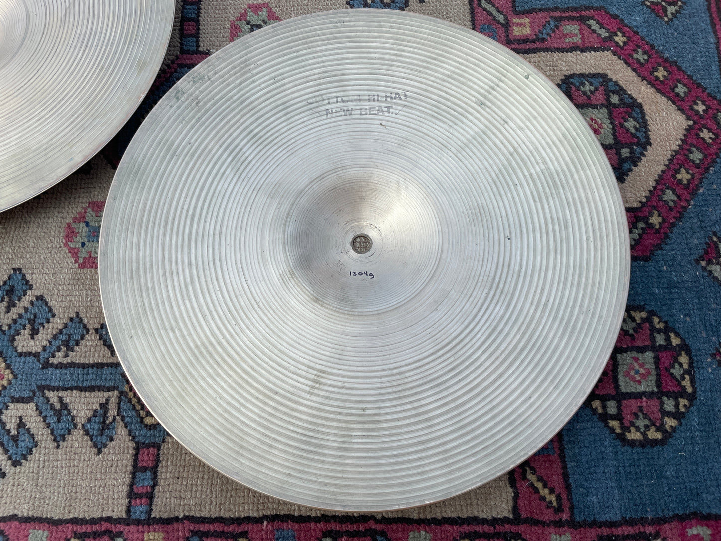 14" Zildjian A 1970s New Beat Hi-Hat Cymbal Pair 794g/1304g *Video Demo*