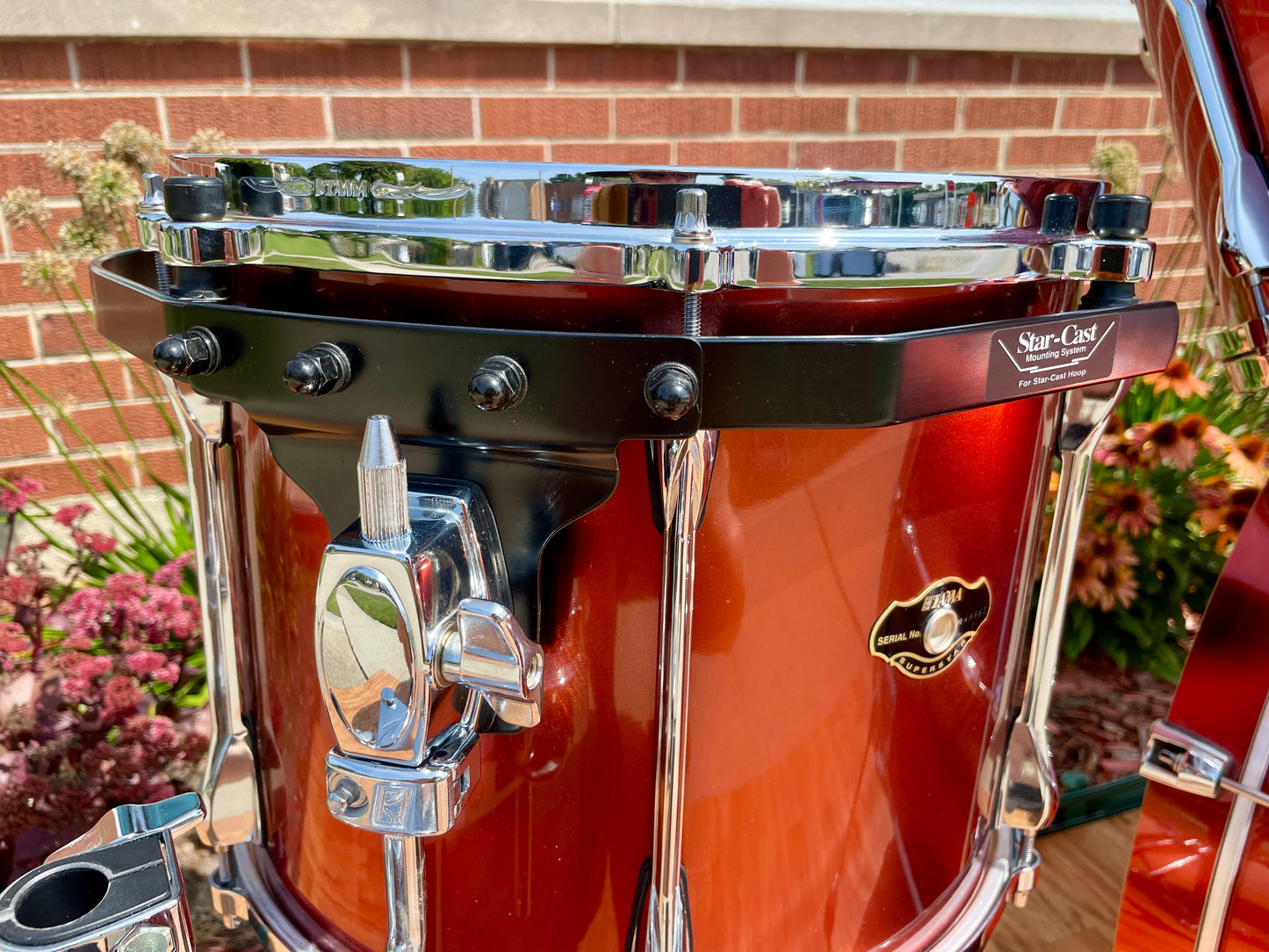 2007 Tama Superstar Drum Set Copper Mist Metallic 22/10/12/14/5.5x14 w/ Hardware