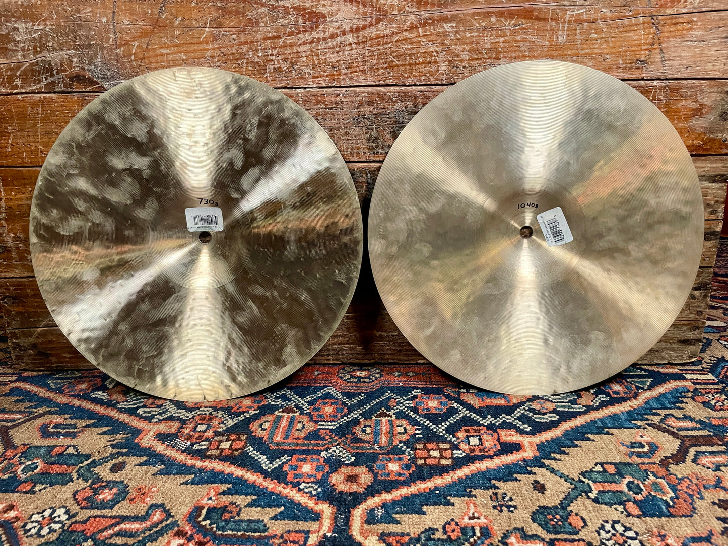 13" Zildjian K Custom Dark Hi-Hat Cymbal Pair 730g/1040g K0940 *Video Demo*