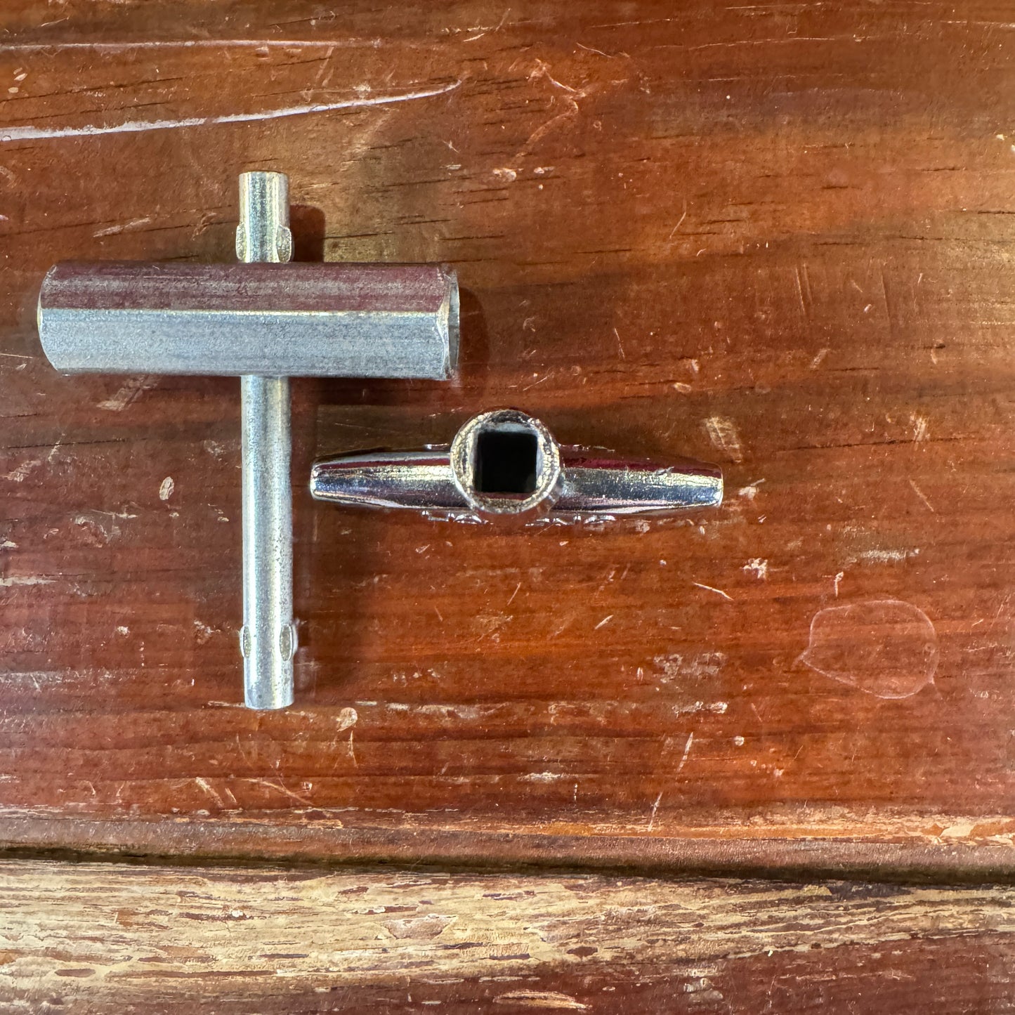 Vintage 1960s Gretsch Drum Tuning Key & Rail Consolette Hex Wrench