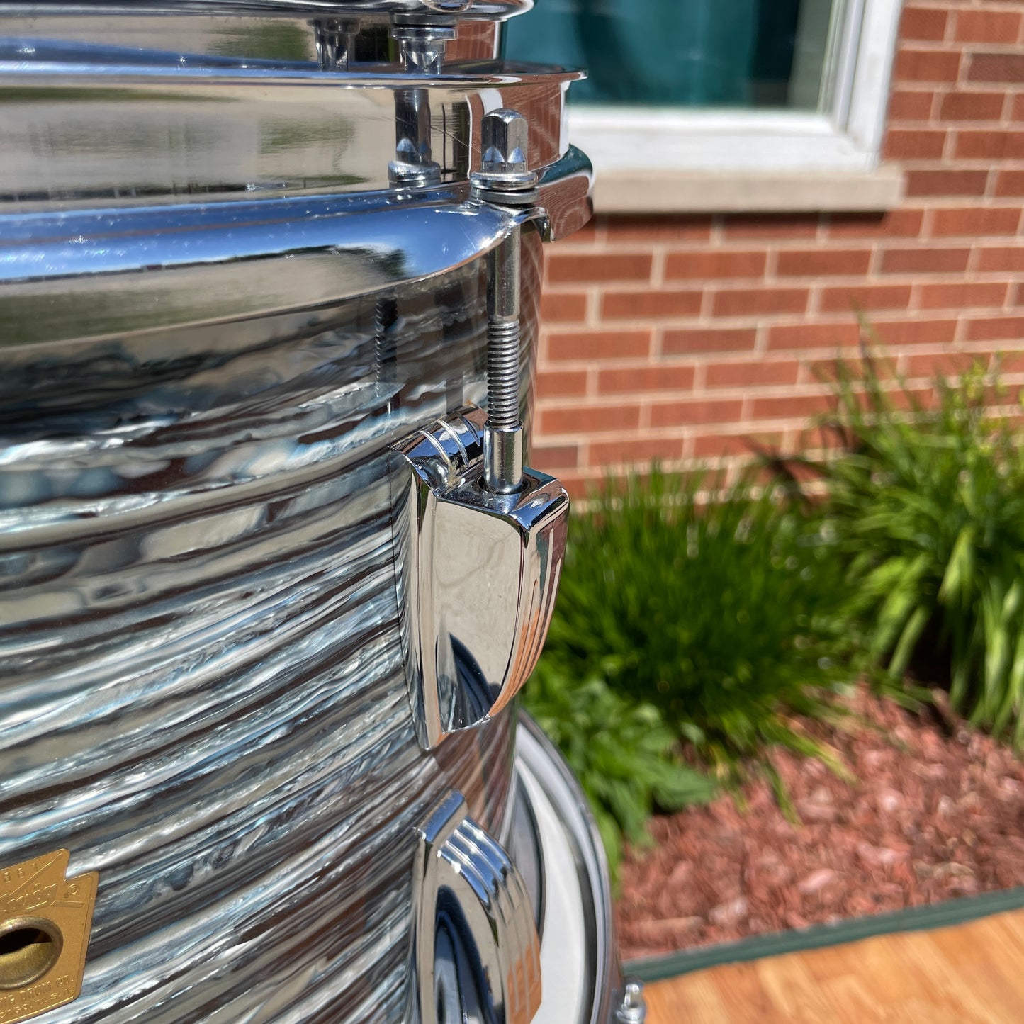 1960s Ludwig Hollywood Outfit Drum Set Oyster Blue Pearl Collectors Grade!