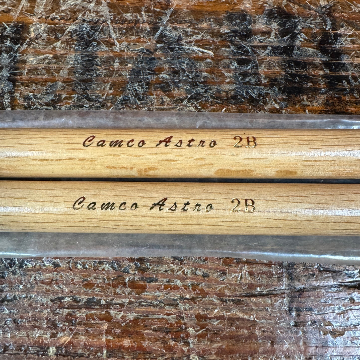 1960s Camco Astro Oak 2B Wood Tip Drum Sticks w/ Original Bag NOS