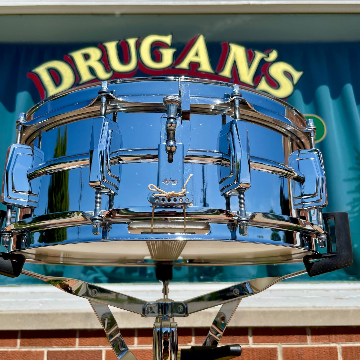 1968 Ludwig 5x14 Supraphonic No. 400 Snare Drum Supra-Phonic CLEAN!