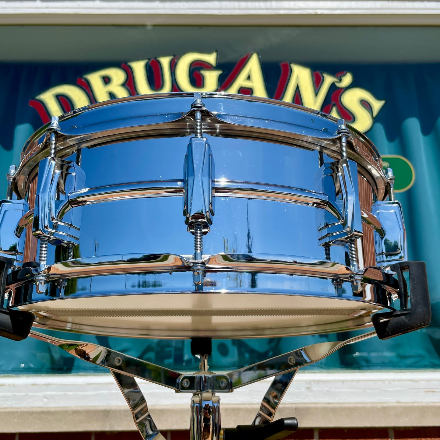 1968 Ludwig 5x14 Supraphonic No. 400 Snare Drum Supra-Phonic CLEAN!