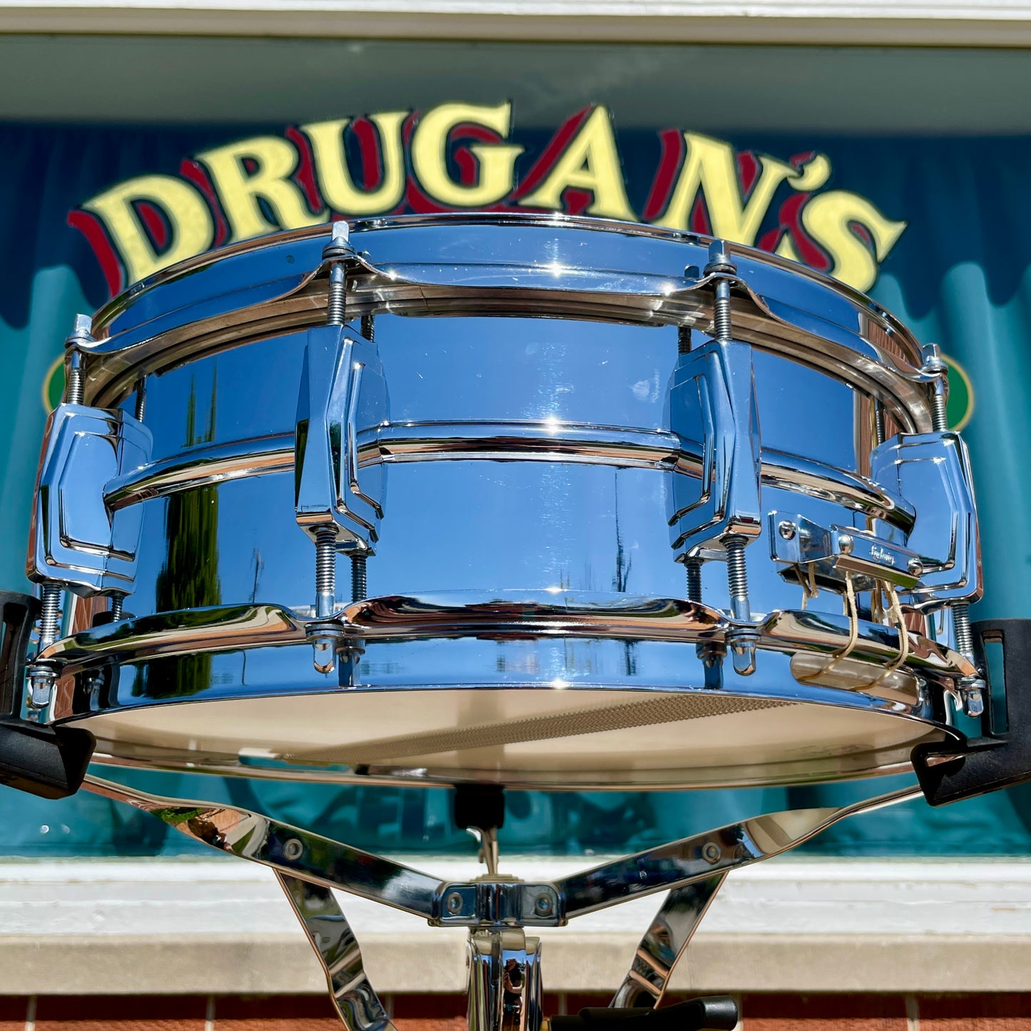 1968 Ludwig 5x14 Supraphonic No. 400 Snare Drum Supra-Phonic CLEAN!