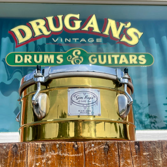 1980s Gon Bops Mariano Model 13" Brass Timbale