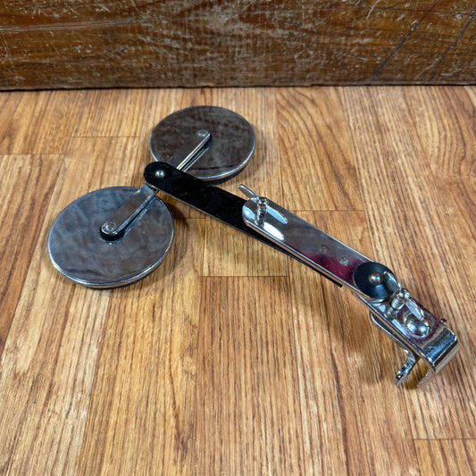 1930s Ludwig Pressure Adjustable Bass Drum Muffler No. 668K External Dual Felt Double Chrome