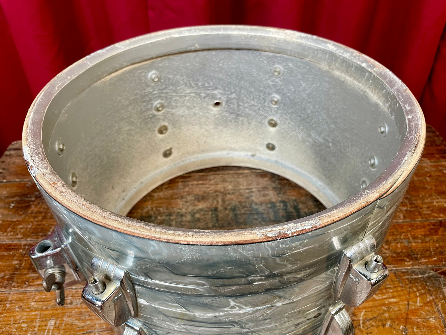 1960s Ludwig 9x13 Pre-Serial Super Classic Tom Drum Sky Blue Pearl