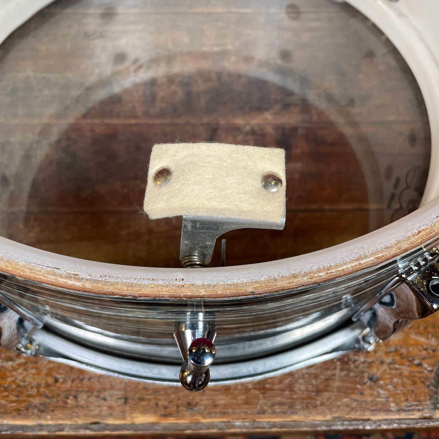 1960s Ludwig 5x14 Pioneer Snare Drum Oyster Blue Pearl