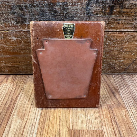 1950s WFL Ludwig Light Duty Practice Pad No. 356 Keystone Rubber
