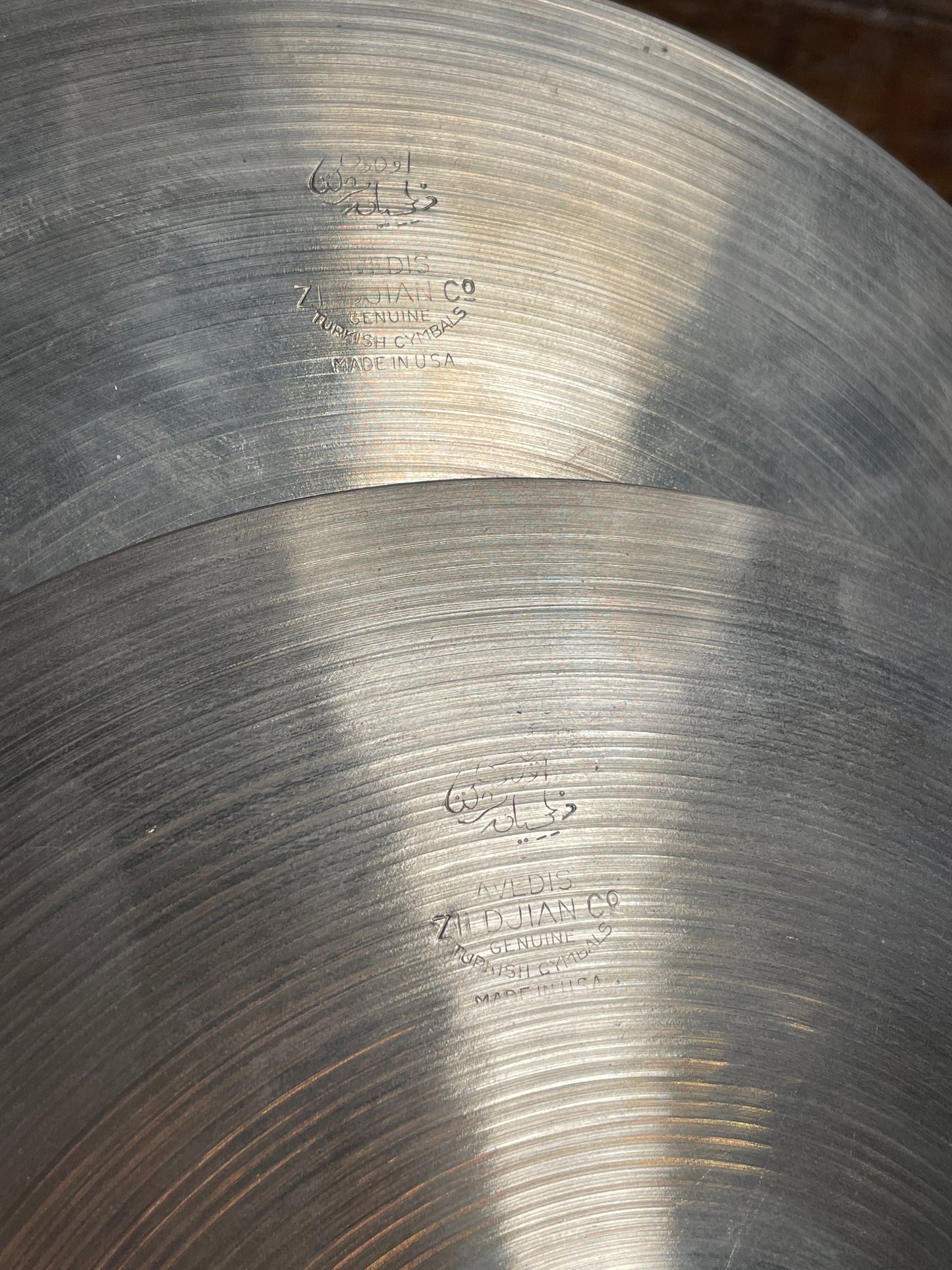 11" Zildjian A 1940s-50s Gene Krupa Trans Stamp Hi-Hat Cymbal Pair 374g/394g *Video Demo*
