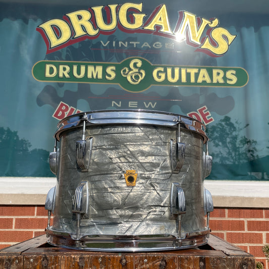 1960s Ludwig 9x13 Pre-Serial Super Classic Tom Drum Sky Blue Pearl
