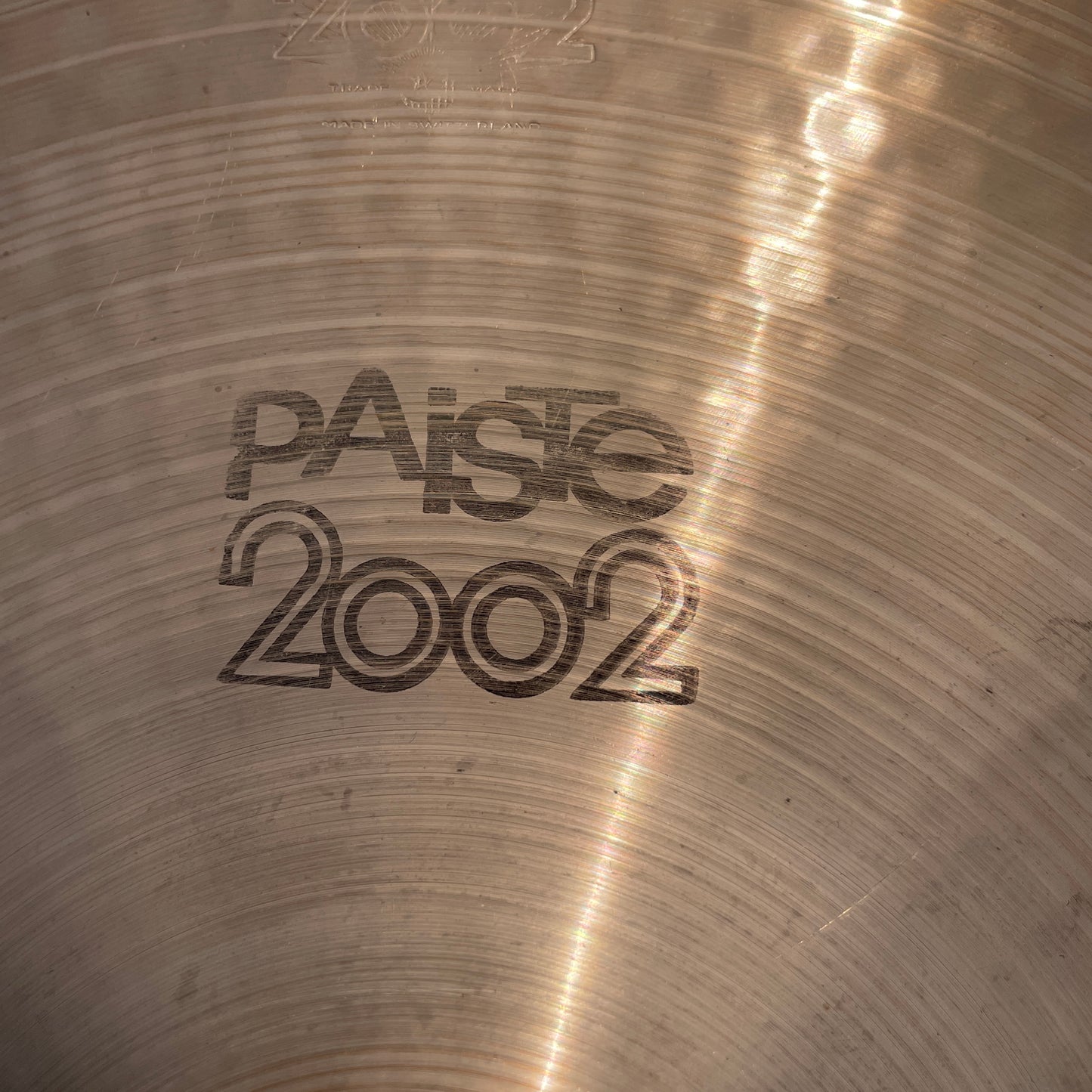 20" Paiste 1975 Black Label 2002 Medium Crash Cymbal 1950g Bonham *Video Demo*