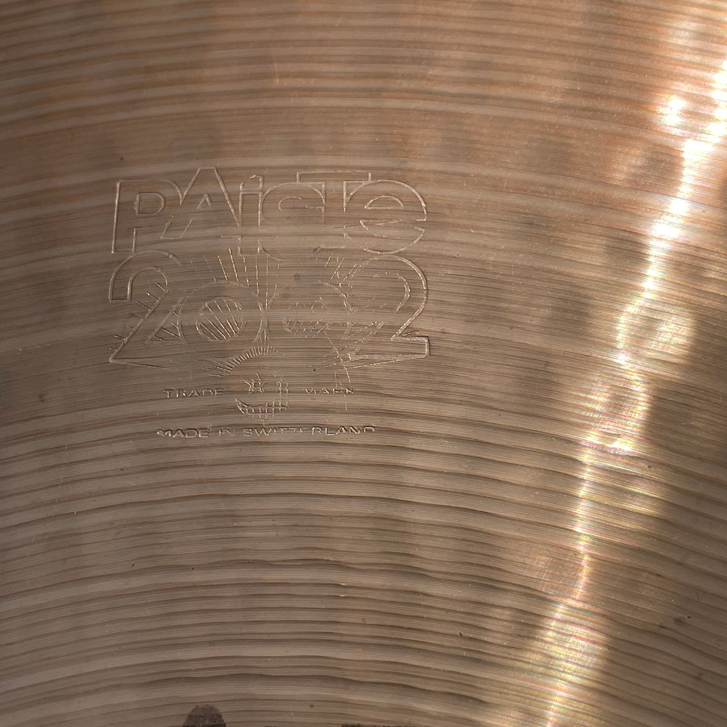 20" Paiste 1975 Black Label 2002 Medium Crash Cymbal 1950g Bonham *Video Demo*