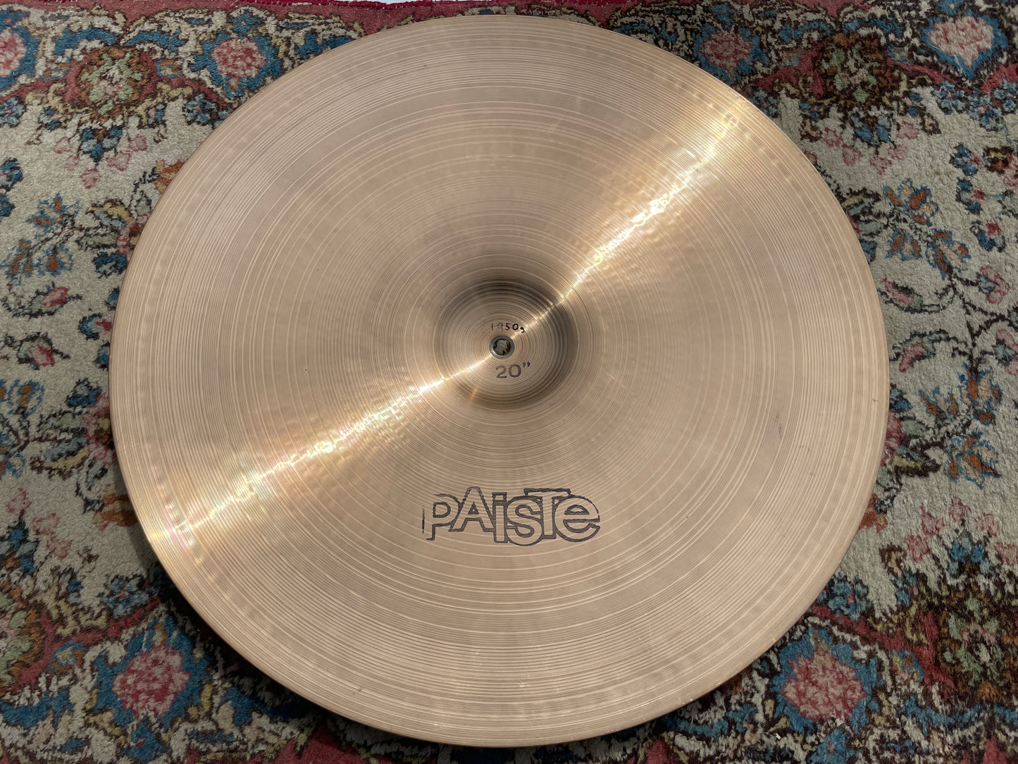 20" Paiste 1975 Black Label 2002 Medium Crash Cymbal 1950g Bonham *Video Demo*