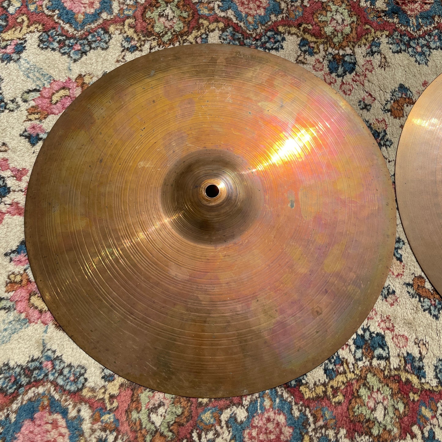 15" Paiste 1975 Black Label 2002 Hi-Hat Cymbal Pair Bonham 990g/1170g *Video Demo*