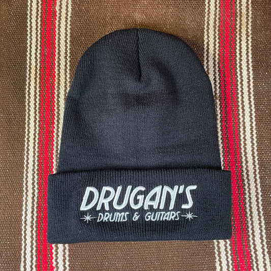 Drugan's Drums & Guitars Cuffed Beanie - Black