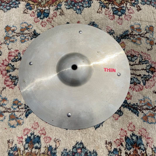 10" Paiste 1960s Ludwig Standard Thin Splash Cymbal w/ Rivets 250g *Video Demo*