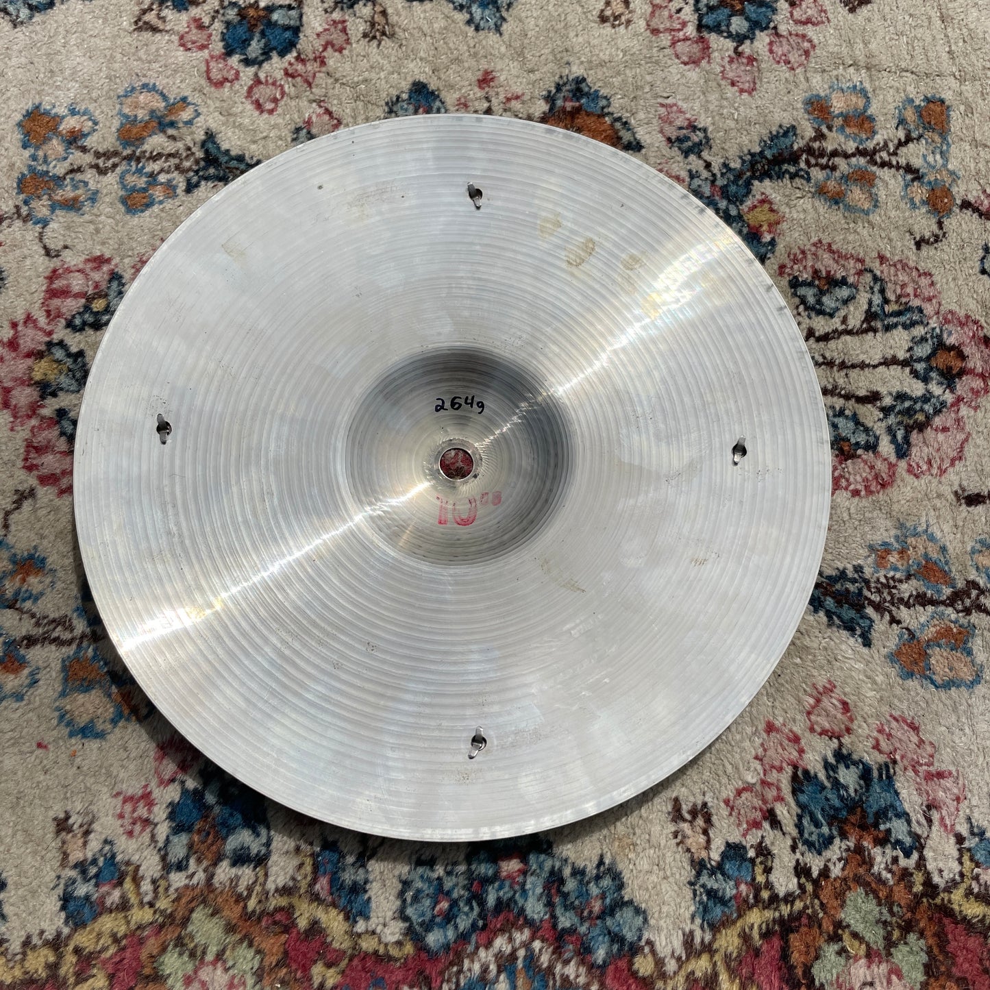 10" Paiste 1960s Ludwig Standard Thin Splash Cymbal w/ Rivets 264g *Video Demo*