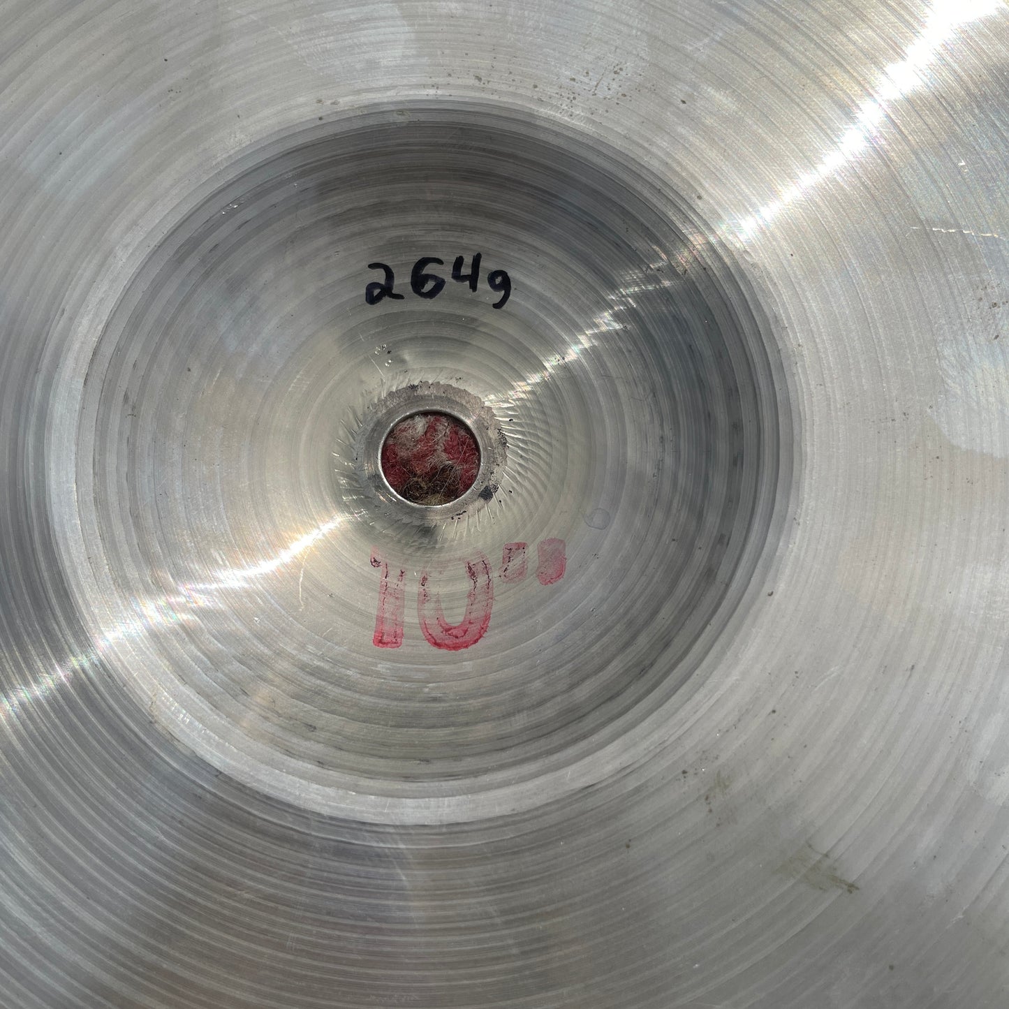 10" Paiste 1960s Ludwig Standard Thin Splash Cymbal w/ Rivets 264g *Video Demo*