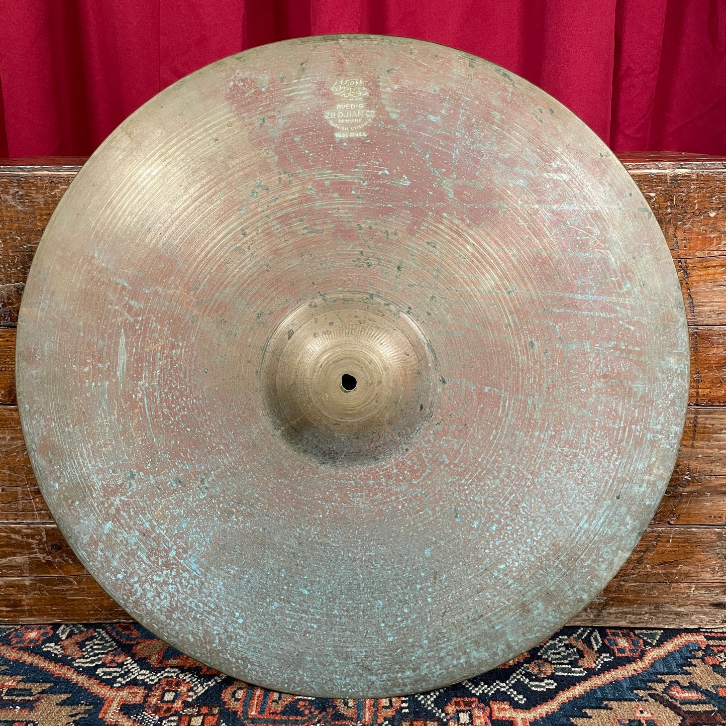 22" Zildjian A 1950s Large Stamp Ride Cymbal 2594g *Video Demo*