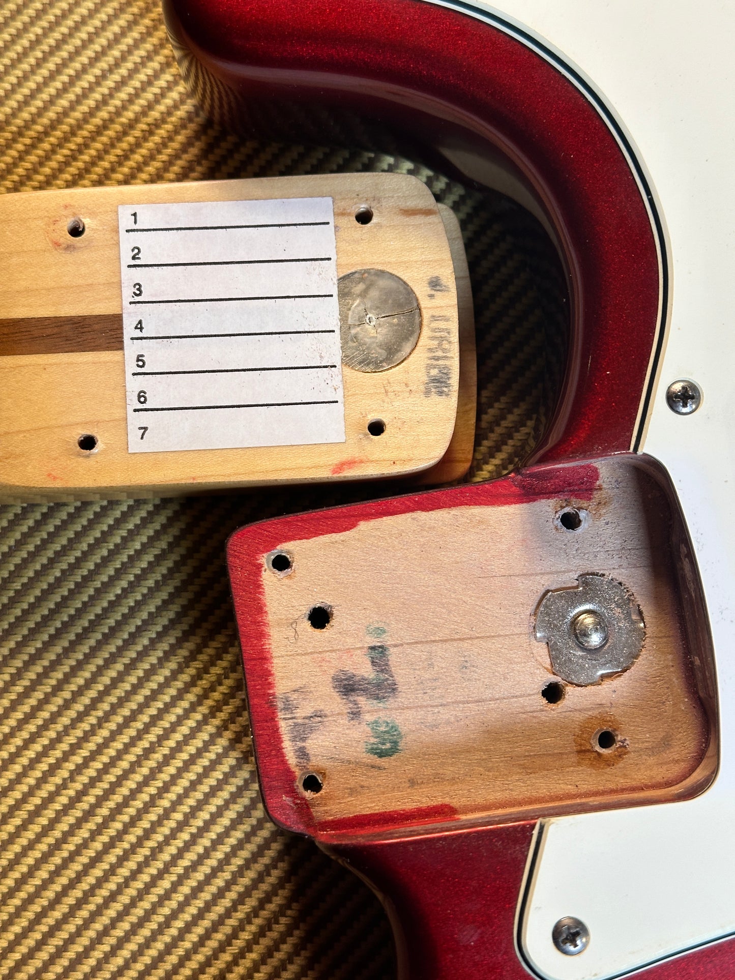 1991 Fender Stratocaster Plus Electric Guitar Candy Apple Red