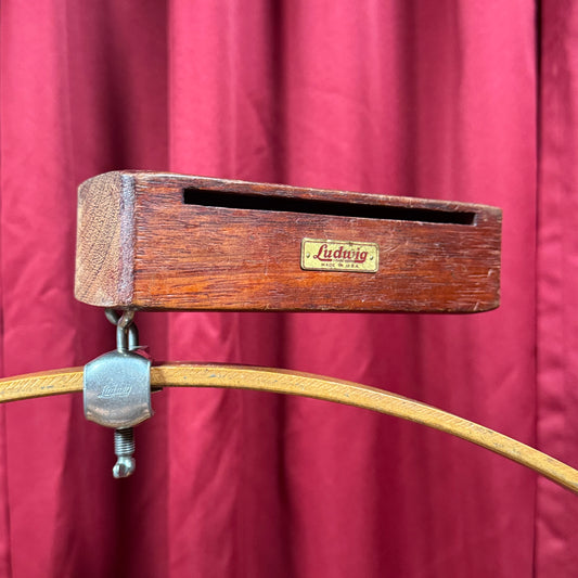 1920s Ludwig 7" Wood Block w/ No. 463 Hoop Mount Block Holder
