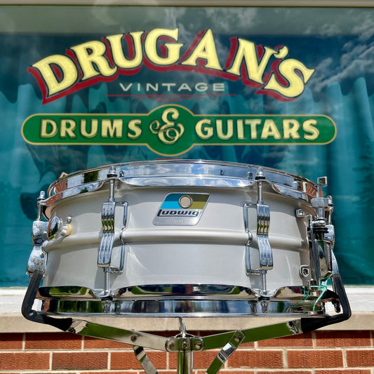 1970s-1980s Ludwig 5x14 Acrolite No. 404 Snare Drum