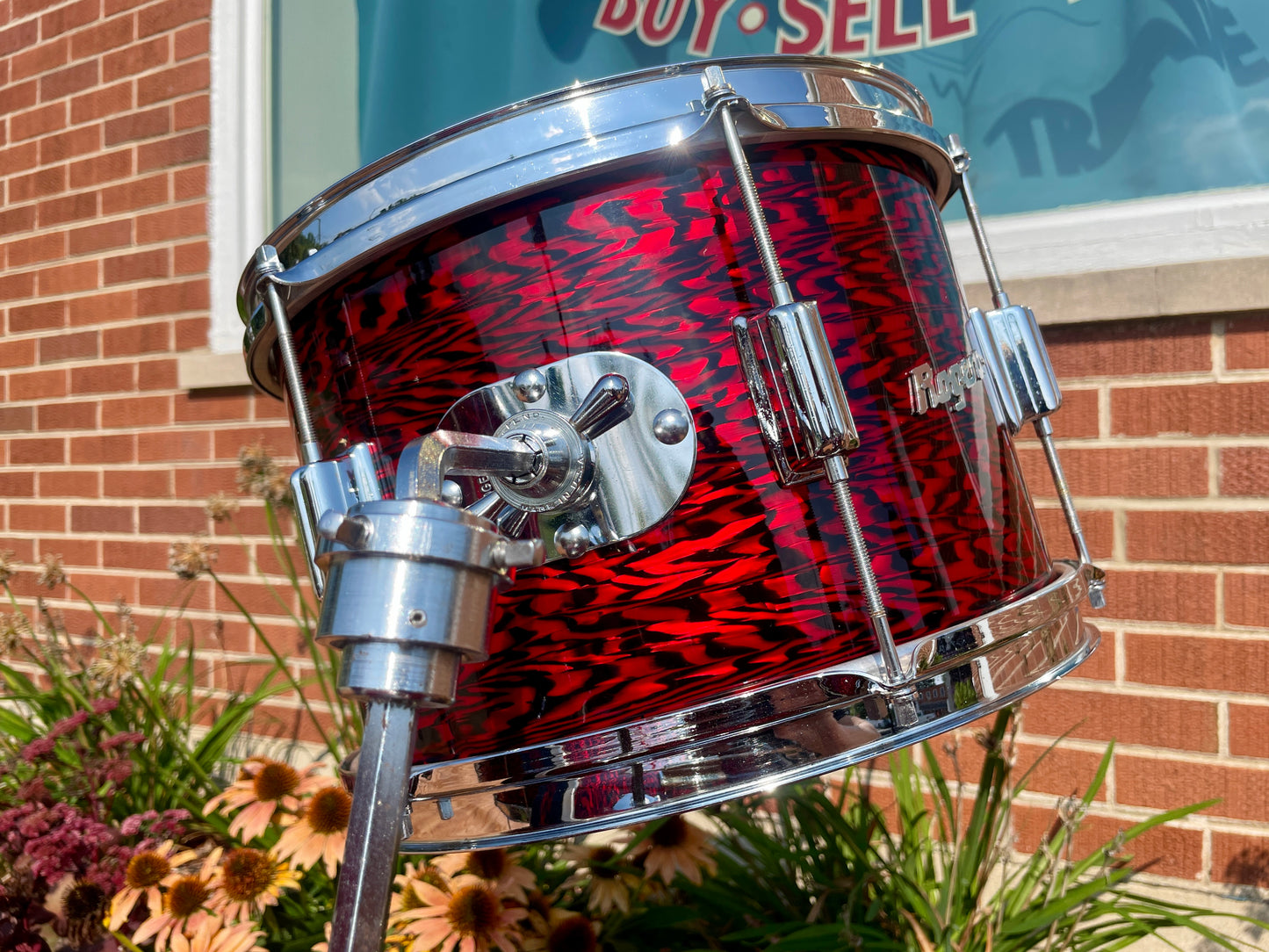 1960s Rogers Cleveland Tower Delta Drum Set Red Onyx 20/12/14