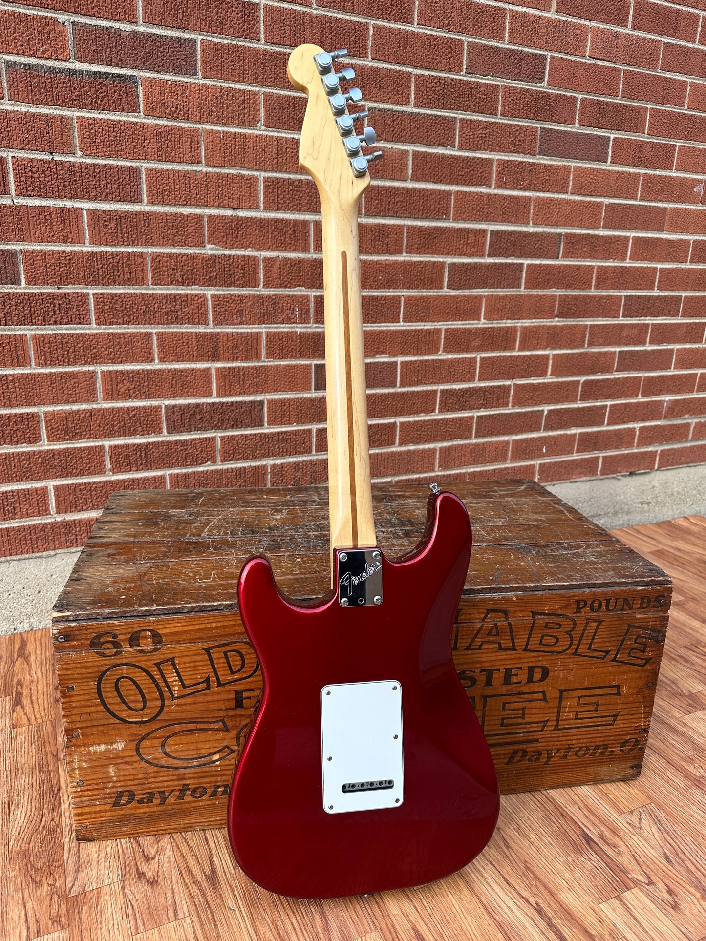 1991 Fender Stratocaster Plus Electric Guitar Candy Apple Red