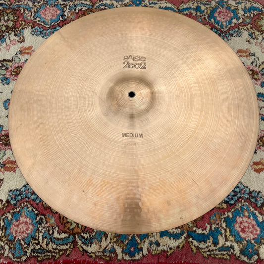 20" Paiste 1975 Black Label 2002 Medium Crash Cymbal 1950g Bonham *Video Demo*