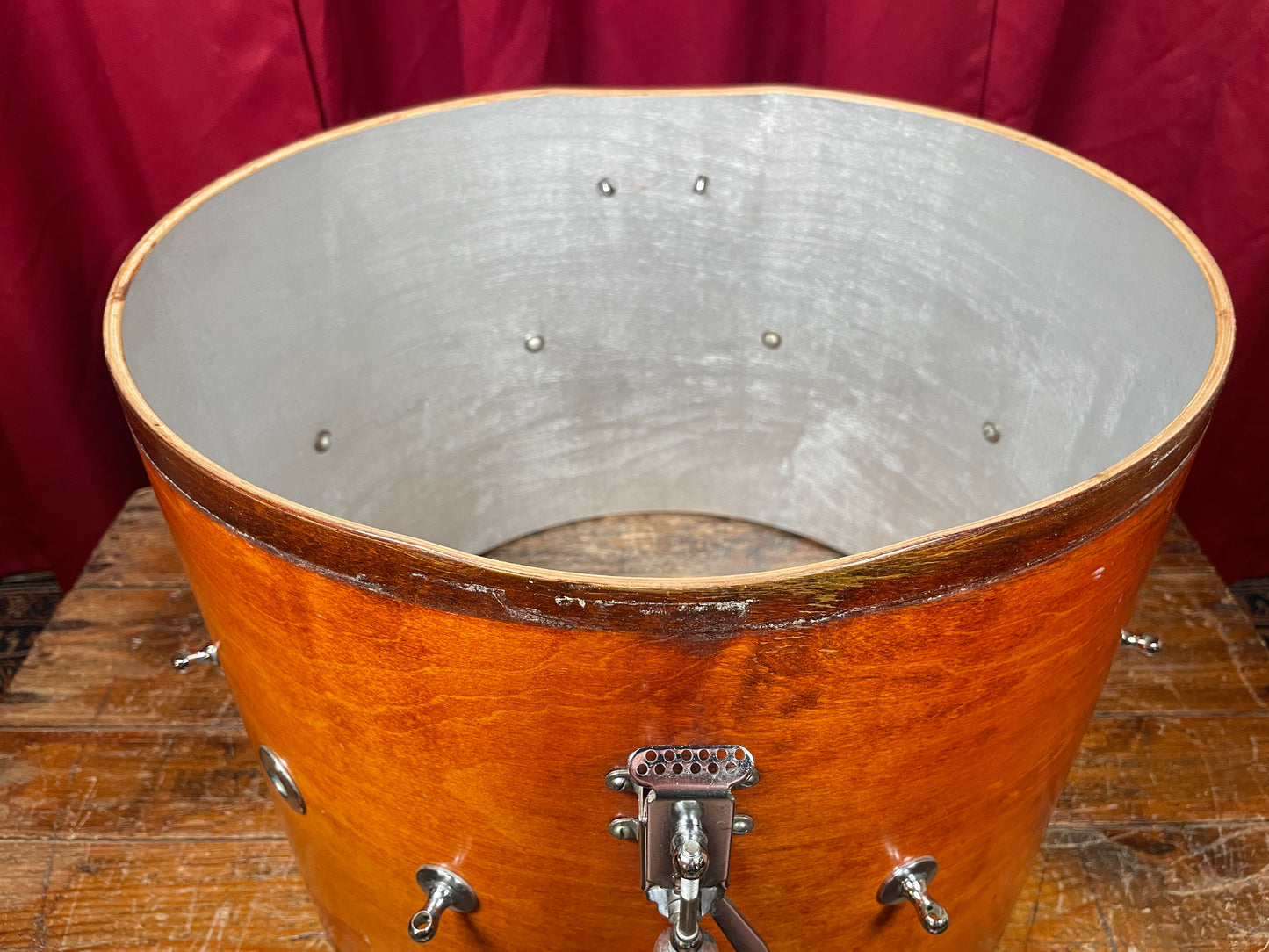 1960s Gretsch 12x16 Renown PX4532 Marching Snare Drum Mahogany
