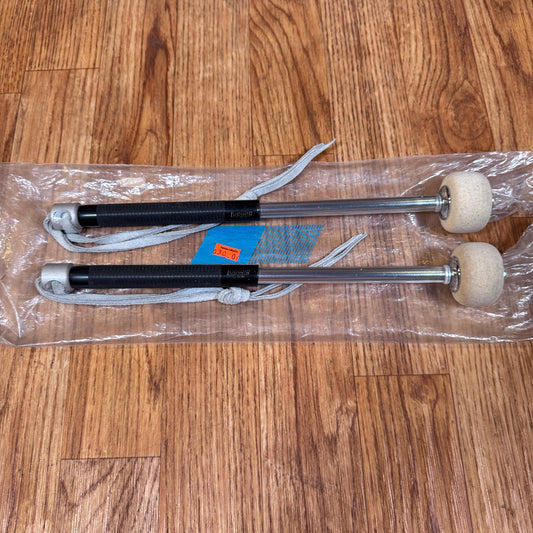 1970s Ludwig No. 2333 Tenor Drum Sticks Marching Mallet Pair