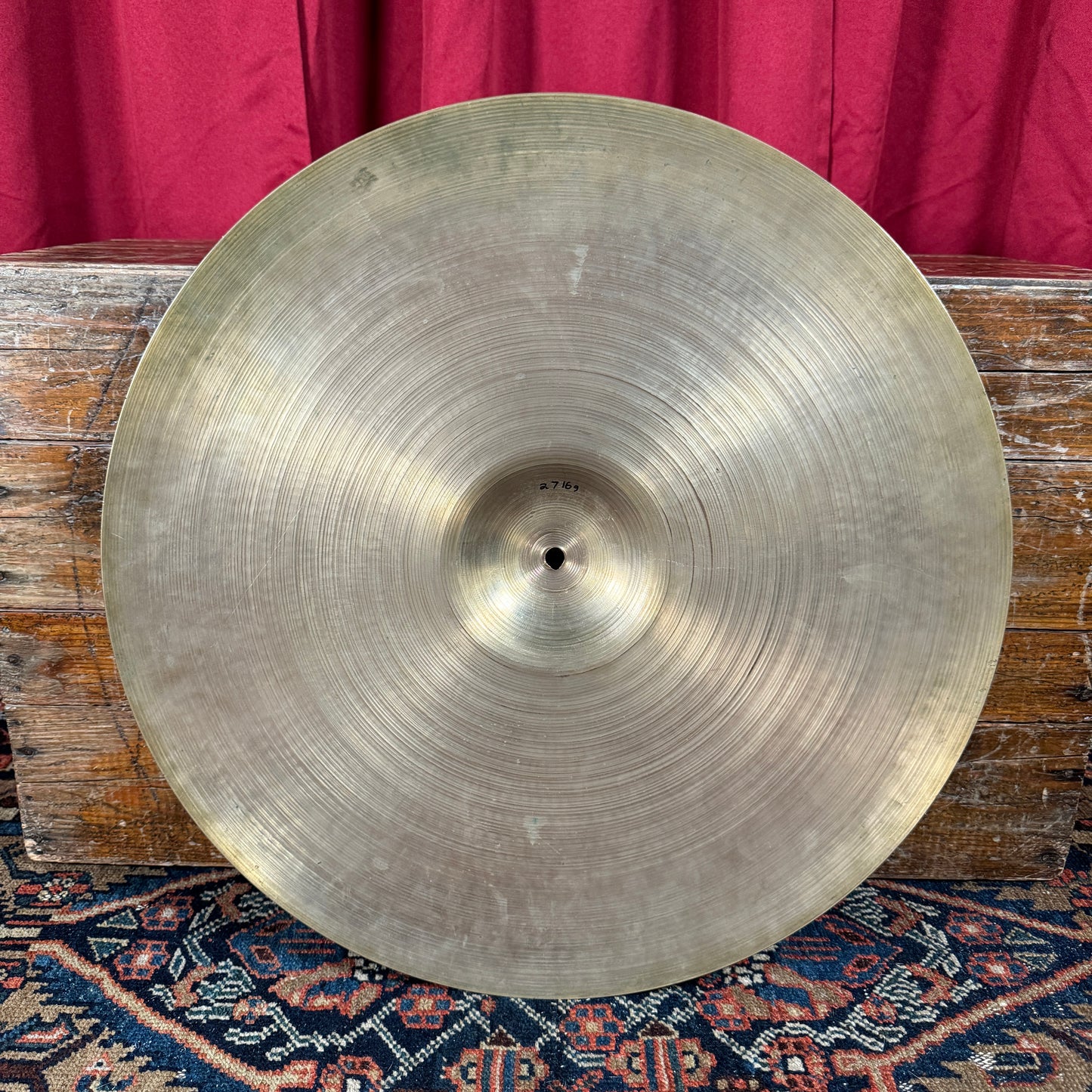 22" Zildjian A 1960s Ride Cymbal 2716g *Video Demo*