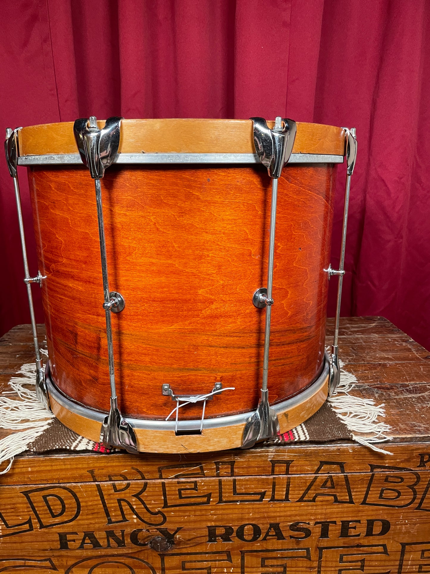 1960s Gretsch 12x16 Renown PX4532 Marching Snare Drum Mahogany