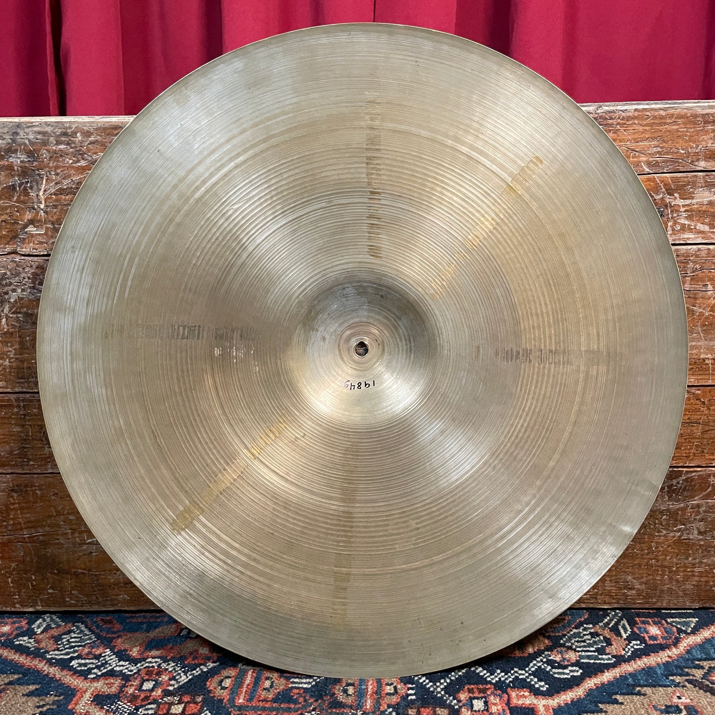 20" Zildjian A 1940s-1950s Trans Stamp Ride Cymbal 1984g *Video Demo*