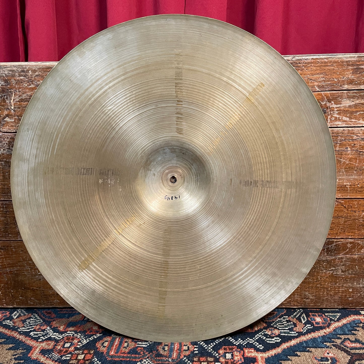 20" Zildjian A 1940s-1950s Trans Stamp Ride Cymbal 1984g *Video Demo*