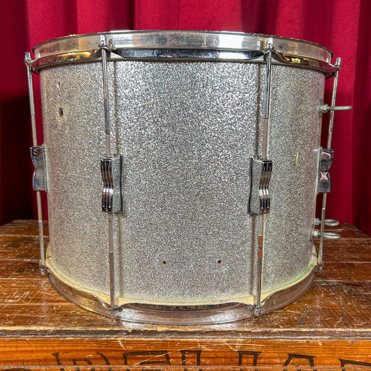 1970s Ludwig 12x17 Tenor Drum Silver Sparkle