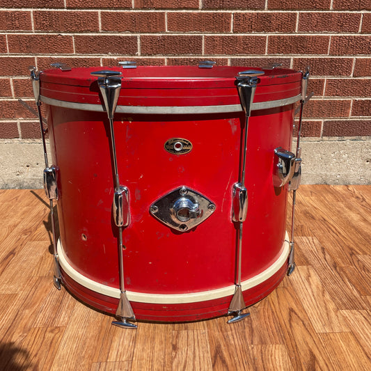 1960s Slingerland 14x20 Stage Band Bass Drum Red Lacquer