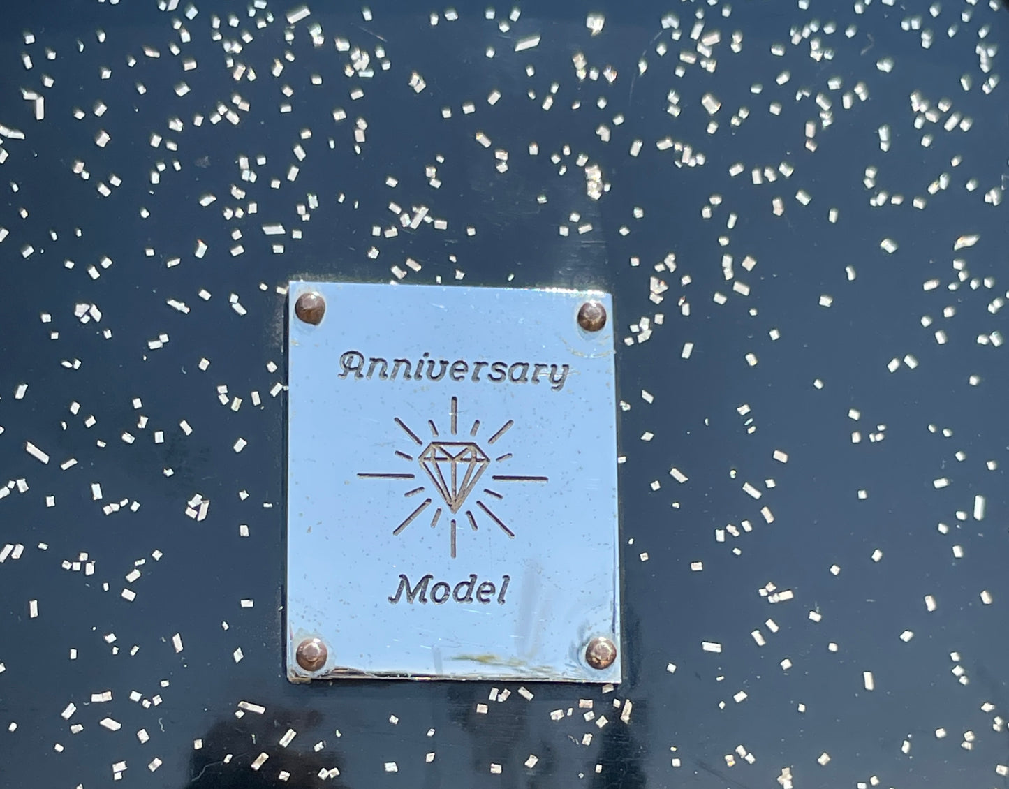 1958 Gretsch 5.5x14 Snare Drum 75th Anniversary Sparkle Round Badge