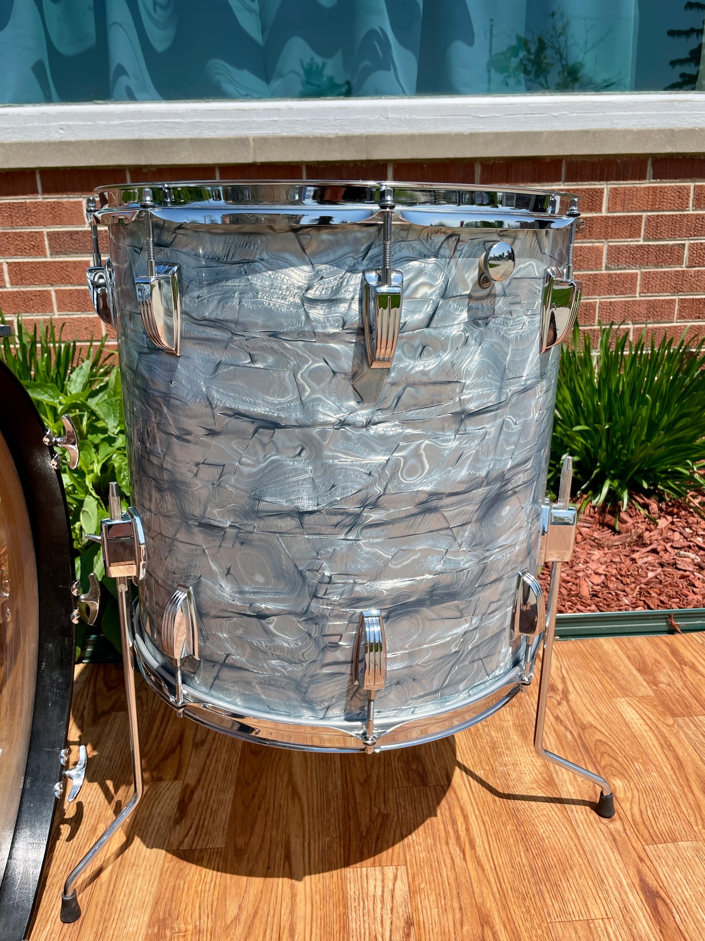 1970s Ludwig Super Classic Drum Set Sky Blue Pearl 22/13/16