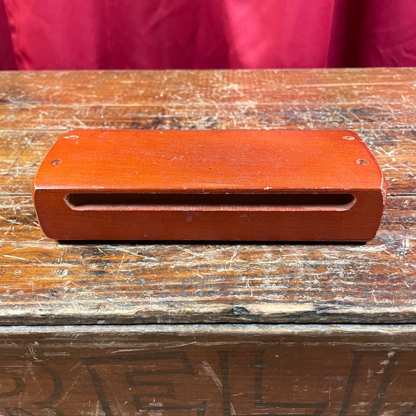 1960s Rogers Large No. 4817R Wood Block w/ Adjustable Wood Block Attachment & Sta-Tite Holder