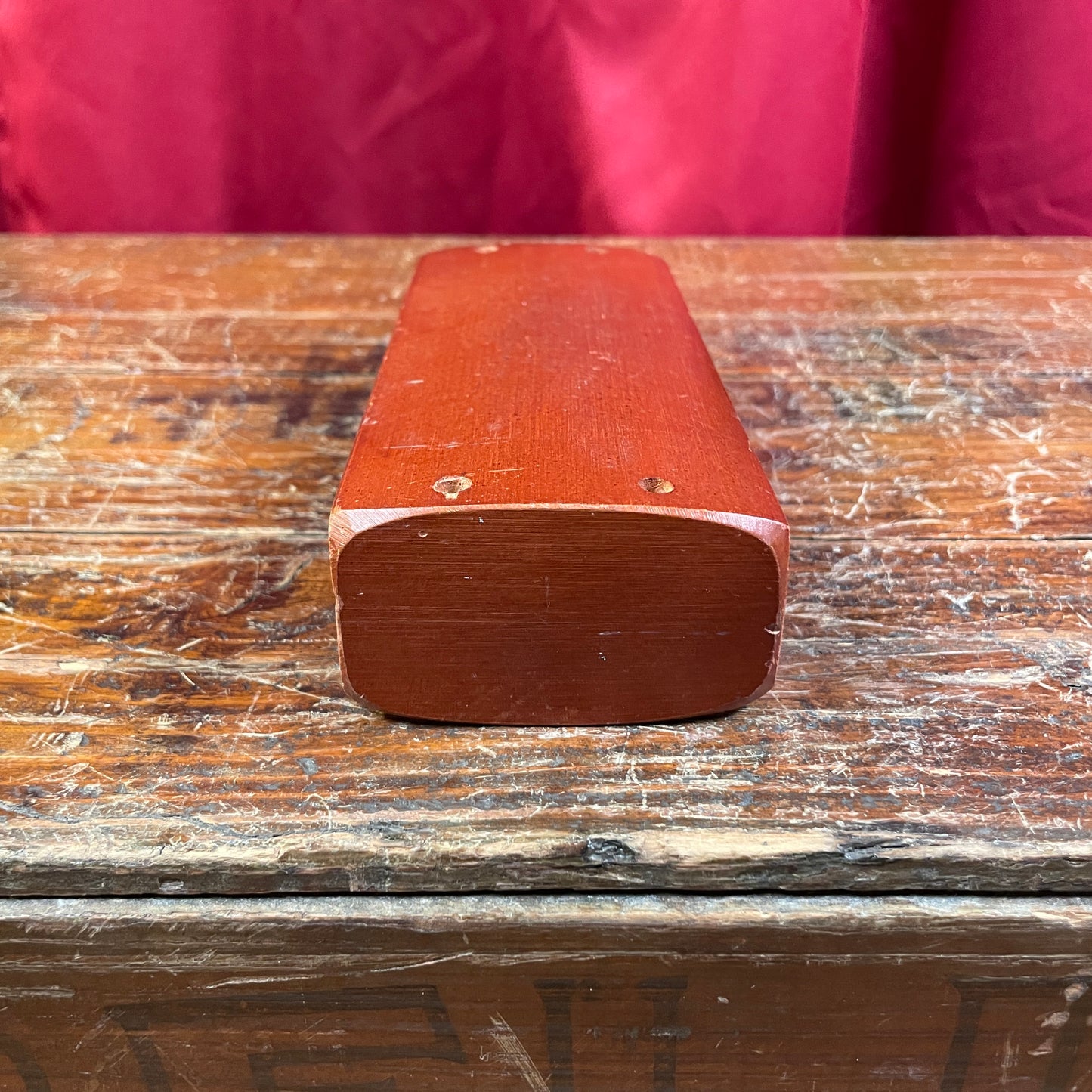 1960s Rogers Large No. 4817R Wood Block w/ Adjustable Wood Block Attachment & Sta-Tite Holder