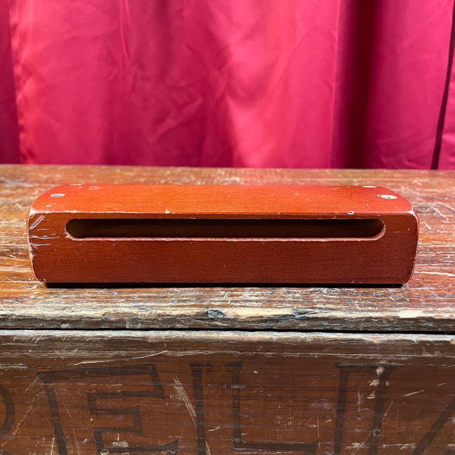 1960s Rogers Large No. 4817R Wood Block w/ Adjustable Wood Block Attachment & Sta-Tite Holder