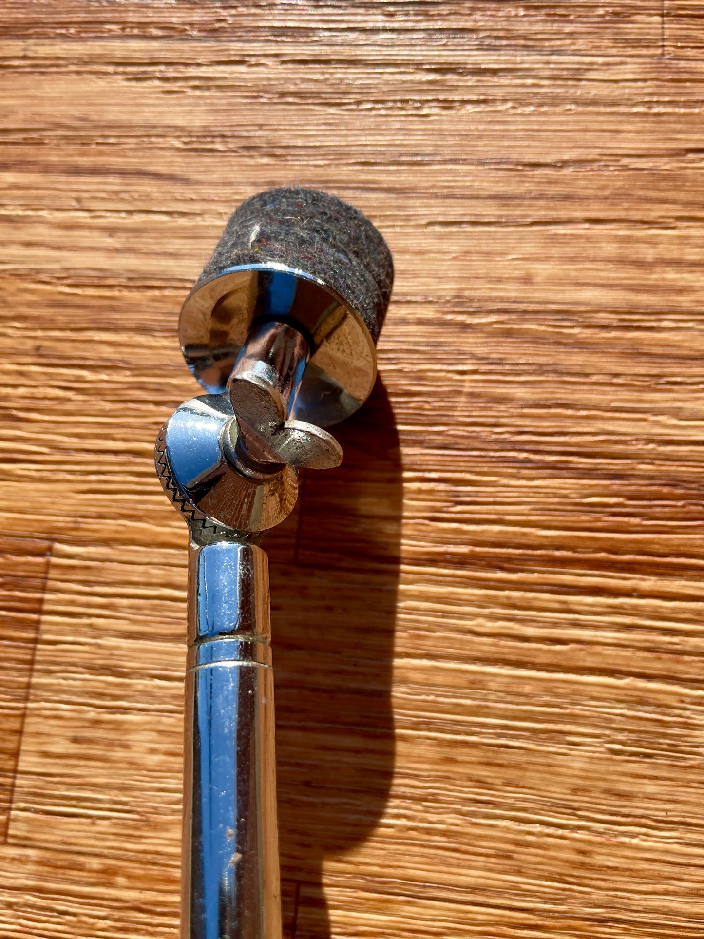 Early 1960s Ludwig No. 1372C Telescoping L-Arm Cymbal Holder - Round Tilter